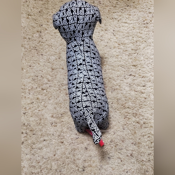 Victoria's Secret PINK Dog Plush LOGO 10X14 RARE - Picture 2 of 6